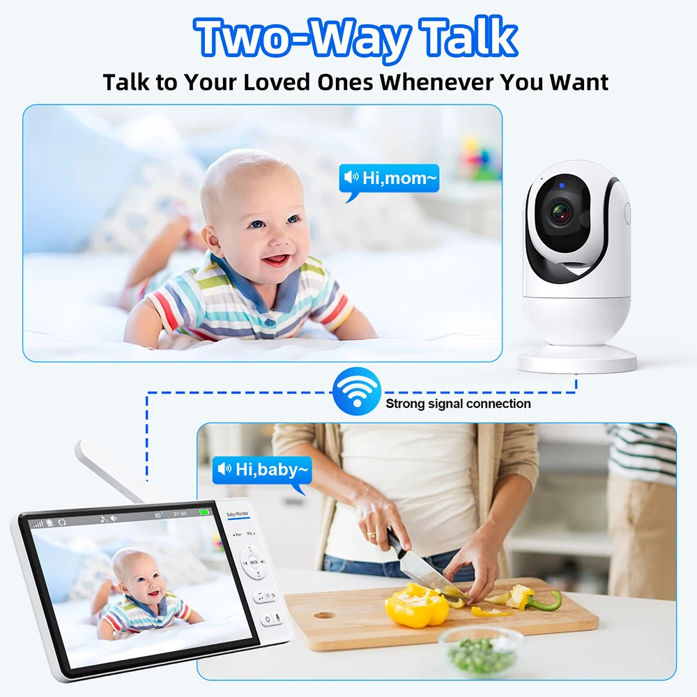 7.0'' Video Baby Monitor 720P  - огляд і ціна Home Cinema Wireless