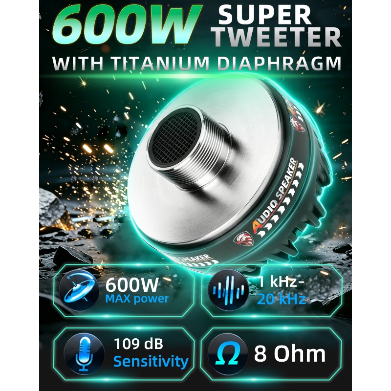 2 Pcs 3.75 Inch Titanium Tweet - огляд і ціна Audio Home Cinema
