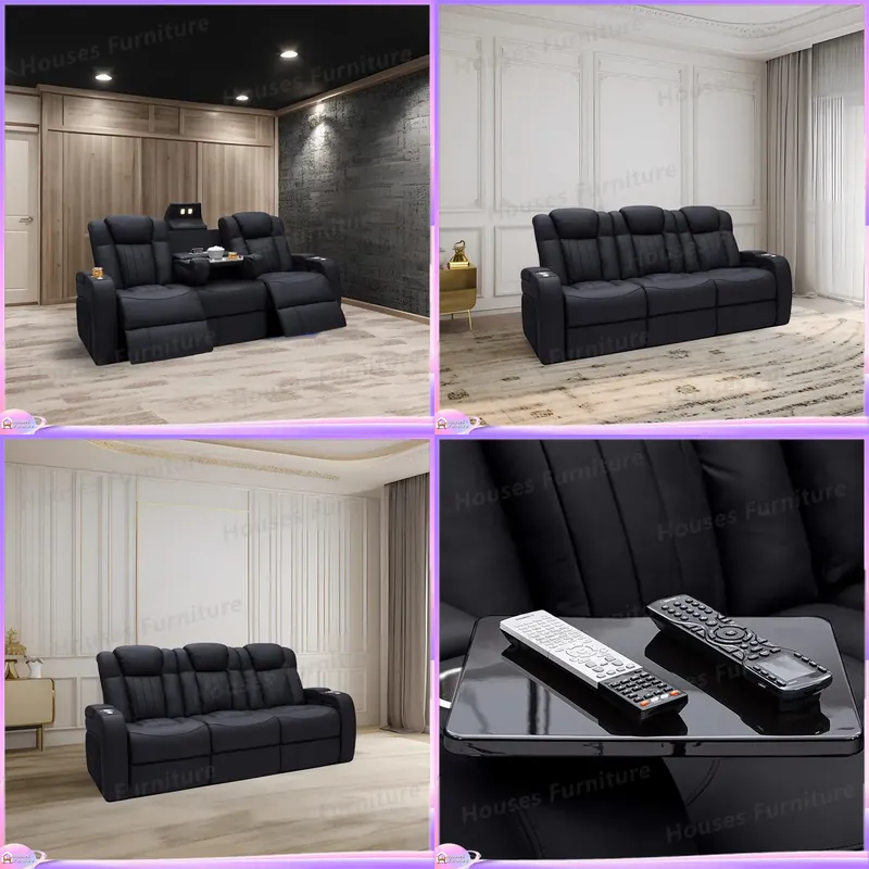 Leather Recliner Sofa Home The - огляд і ціна Home Cinema Chairs