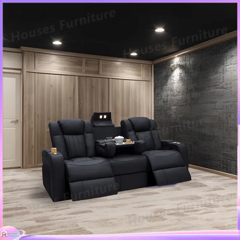 Leather Recliner Sofa Home The - огляд і ціна Home Cinema Chairs